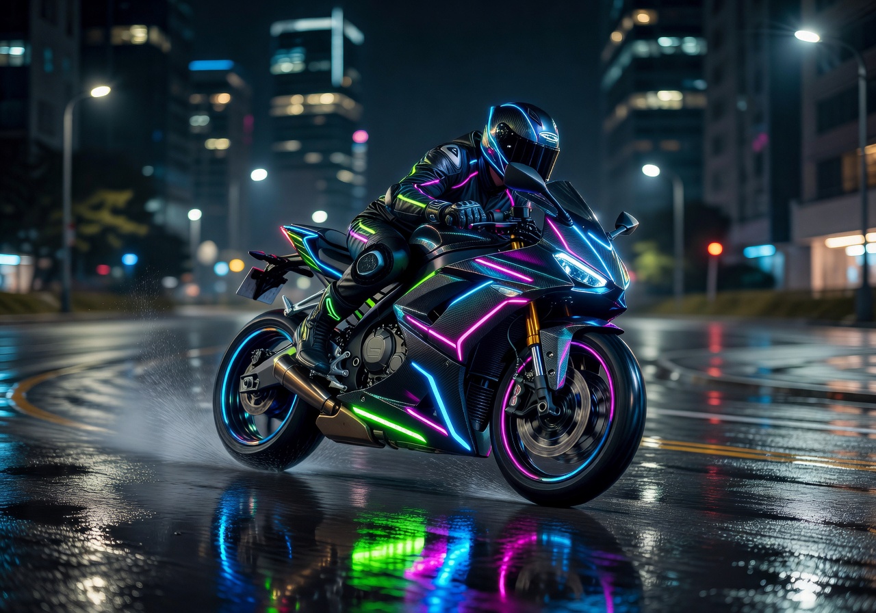 Neon Vortex 900R Street Sport Motorcycle